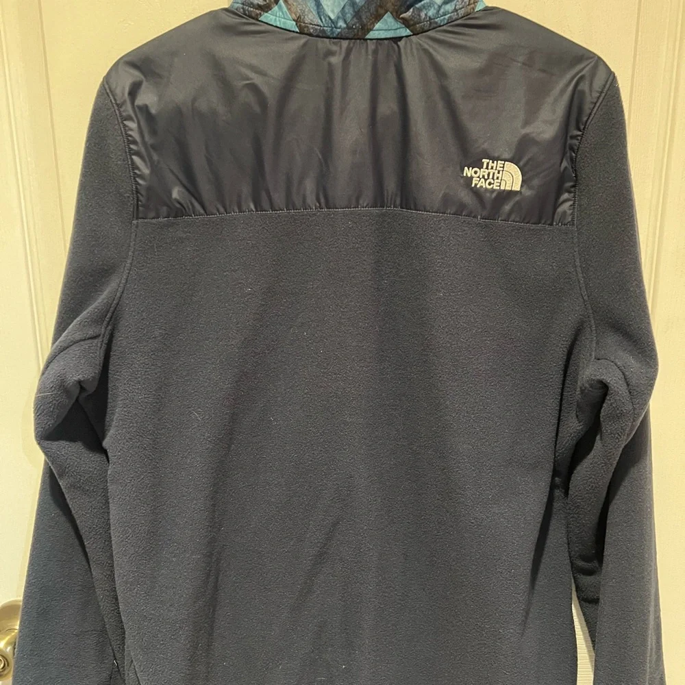 The North Face Women’s XL Blue 1/2 Zip Fleece - Picture 2 of 4